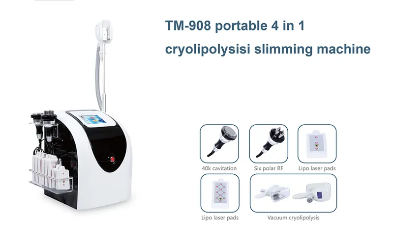 Cryotherapy Cavitation at Home Cryolipolysis Machine with Chin Handle