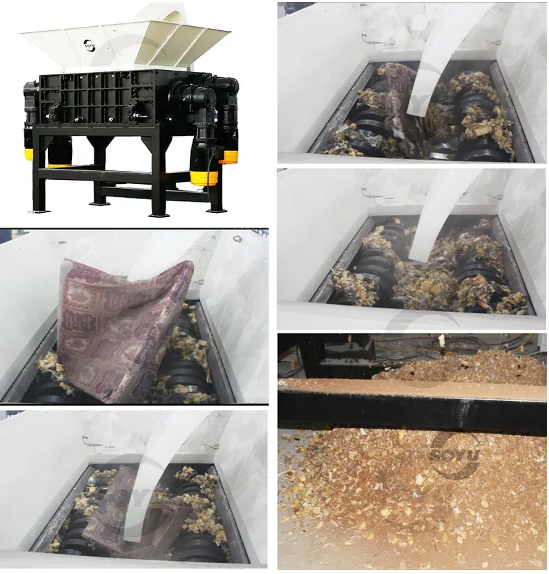 Solid Waste Shredder/Waste Shredder/Waste Plastic Shredder/ Plastic Crusher