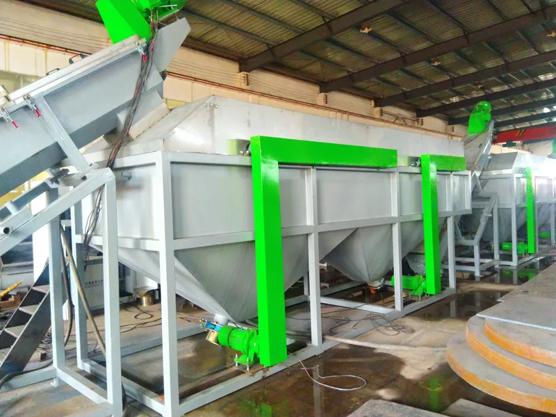 Waste PP PE BOPP ABS Plastic Crushing Washing Recycling Machine