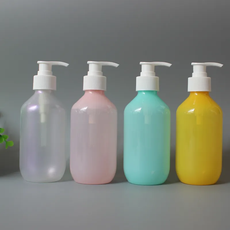 Empty 500 Ml Shampoo Bottles Plastic Lotion Pump Bottles