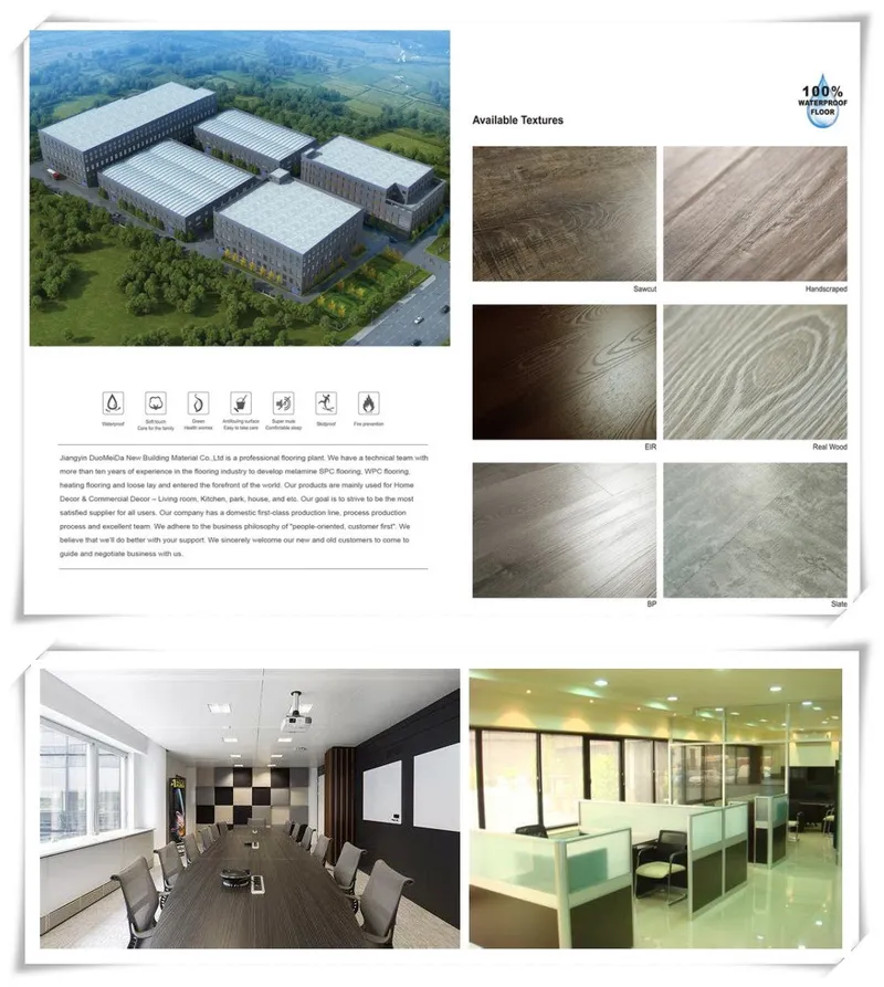 Non Slip Antibacterial Plastic PVC Commercial Vinyl Flooring for Healthcare