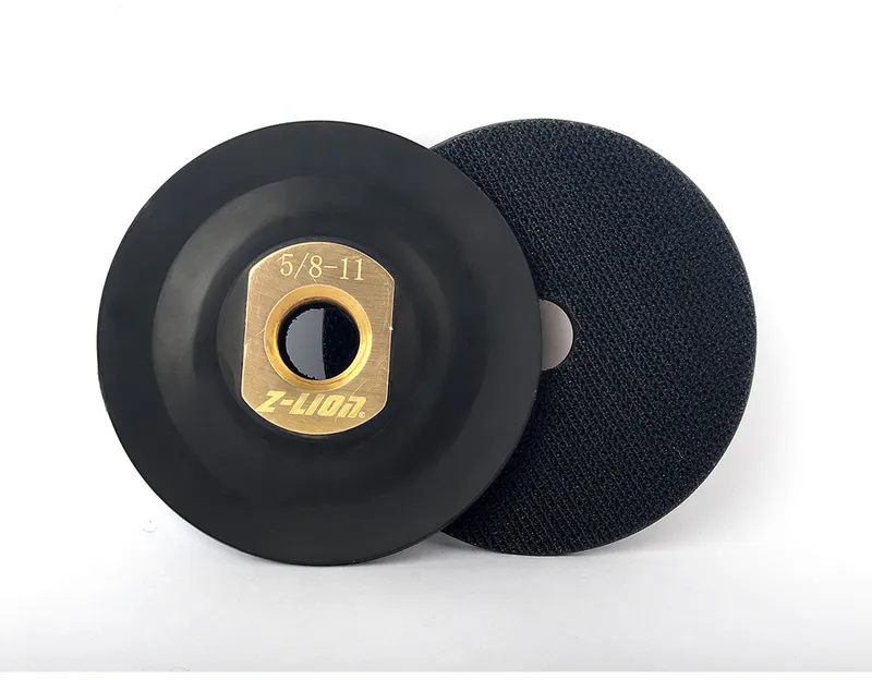 3" Black Ultra Thin Soft Rubber Backer Pad for Angle Grinders