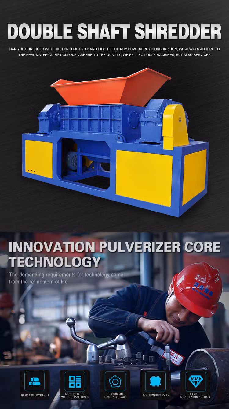 Manual Soft Plastic Granules Crusher and Mini Shredder