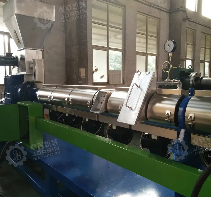 Plastic Single Screw Extruder Granulator Machine with Water Tank