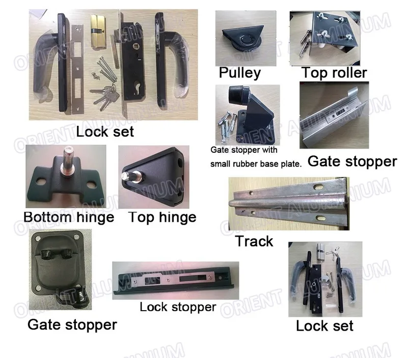 Design of Main Gate of Home Made of Aluminium