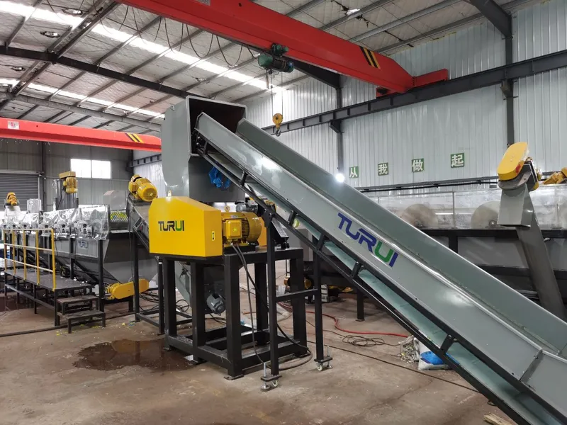 ABS Recycling Machine Used to Crush, Wash, Dewater and Dry PP, PE Film