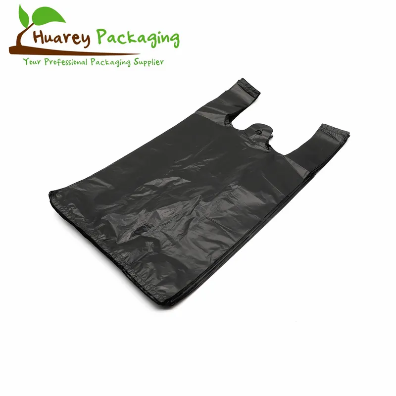 Custom Plastic Trash T-Shirt Bag Biodegradable for Home