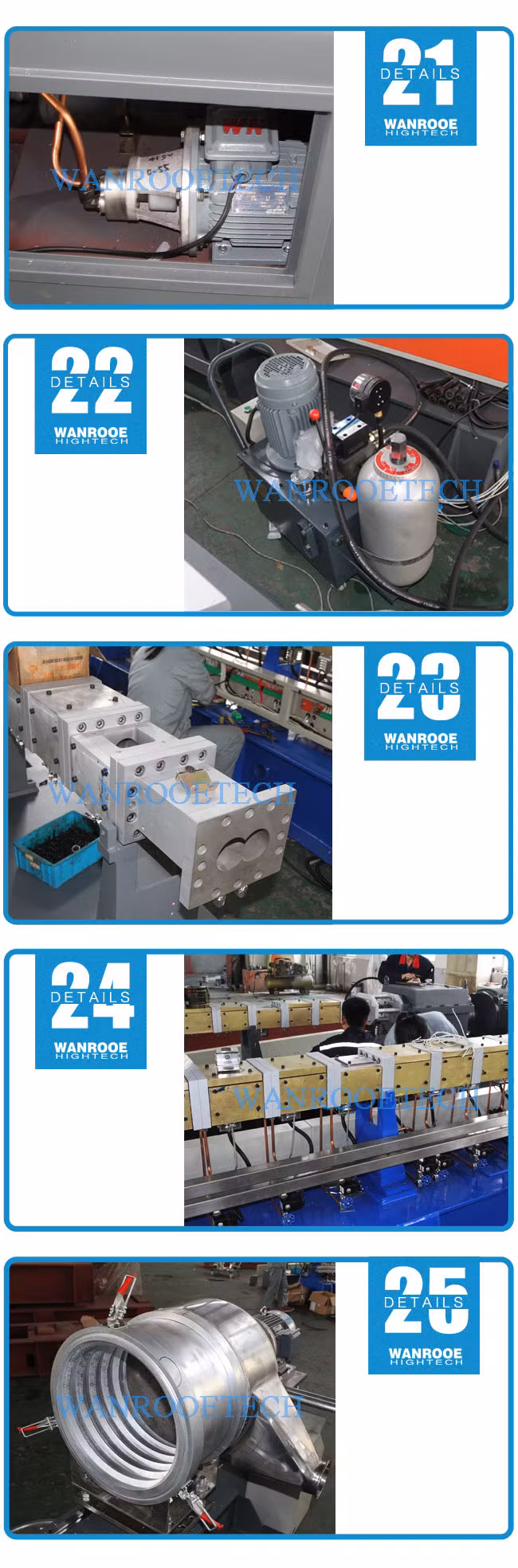 Plastic Pelletizing Compounding Double Screw Film Masterbatch Extruder