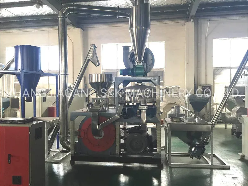 PP PE PVC Pet Waste Plastic Crusher Grinding Pulverizer Scrap Milling Machinery