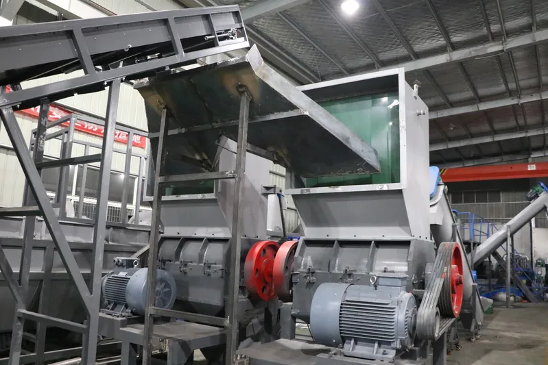 Durable Plastic Recycling Crusher Machine / Waste Plastic Bottle Crushing Equipment