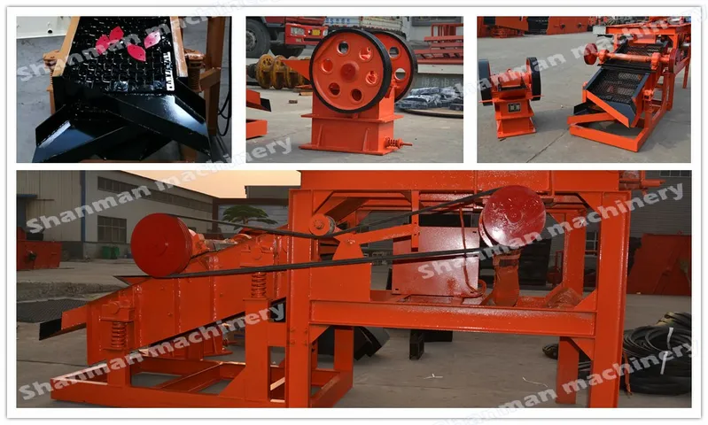 China Small Scale Gold Soil Crusher Small