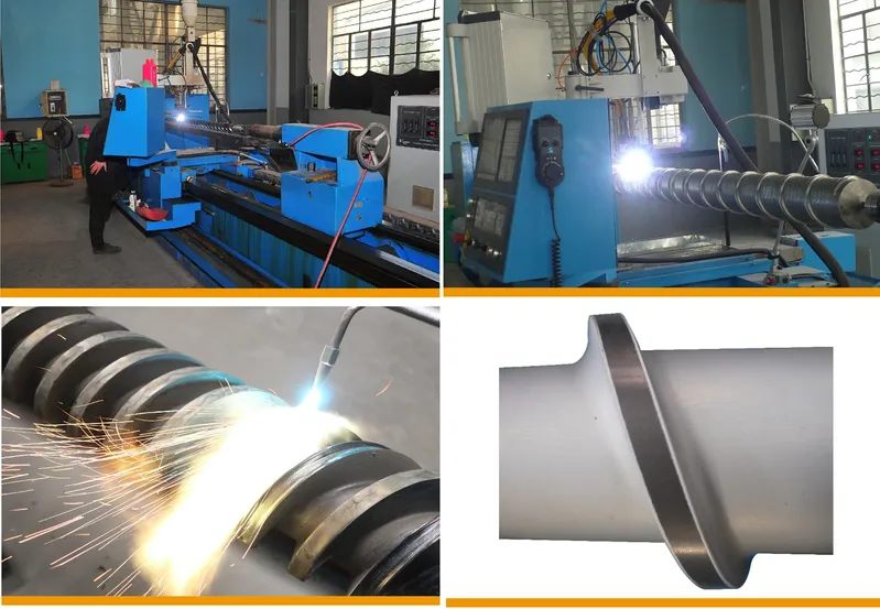 Single Feeding Screw Barrel for Plastic Extruders