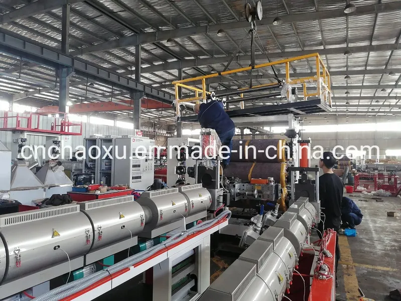 Plastic ABS Granules Raw Material Plastic Sheet Extruder Machine