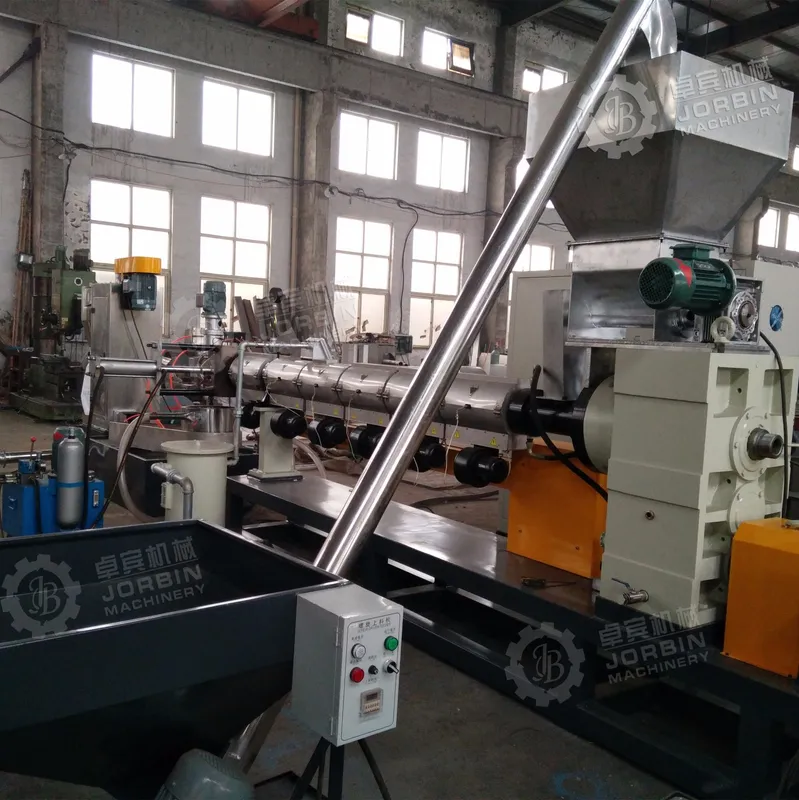 Plastic PP PE Single Screw Extruder Granulation Machine