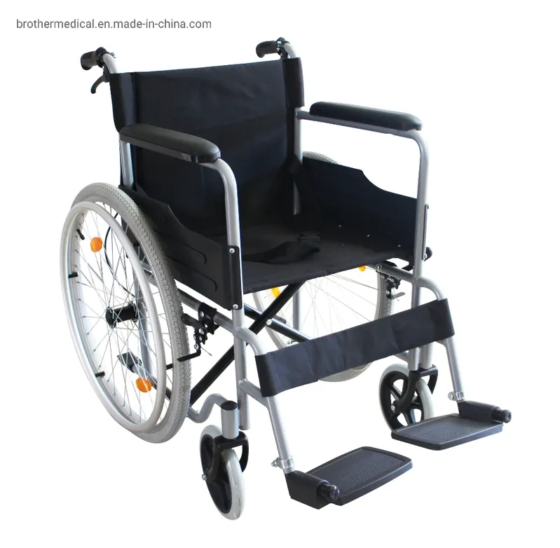 Convenient Manual Wheelchair Cheapest Folding Lightweight Economic Used Manual Wheelchair