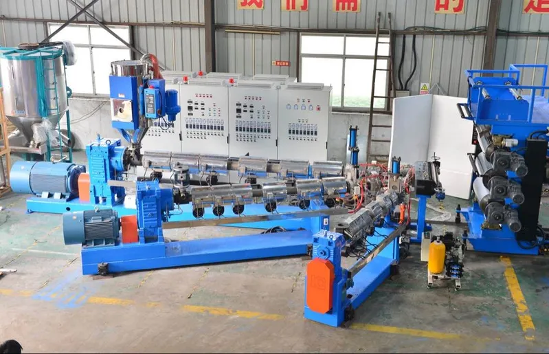 Single Screw Extruder Plastic PC Sheet Extrusion Machine