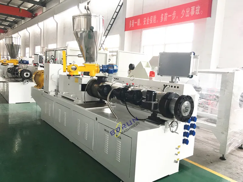 Automatic Plastic PVC UPVC Double Cable Pipe Tube Extrusion Production Line