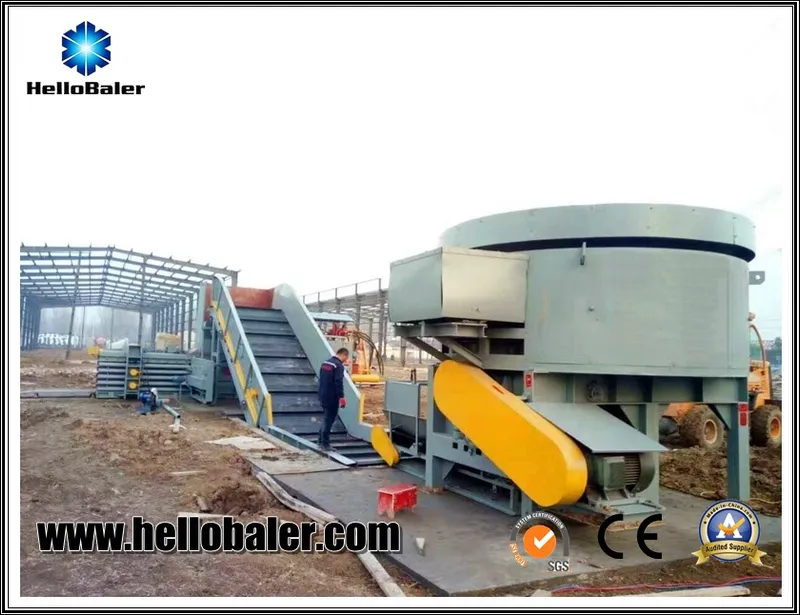 Animal feeding grass hay shreddering crusher machine