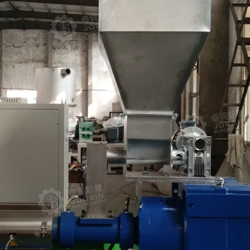 Plastic Single Screw Extruder Granulator Machine with Water Tank