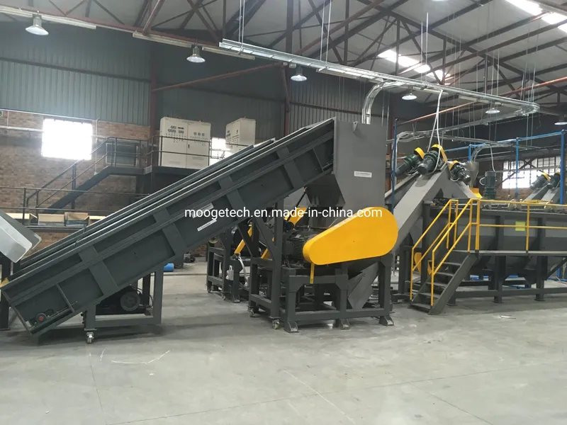 2000 kg/h plastic recycling plant / PET bottle washing machine