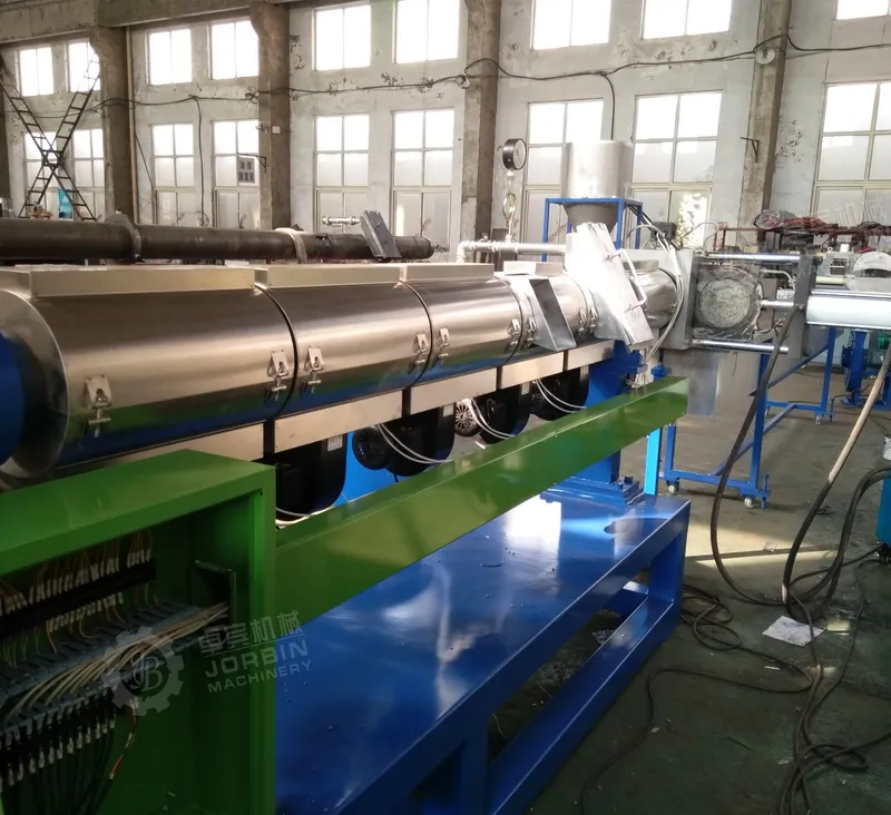 Plastic Single Screw Extruder Granulator Machine with Water Tank