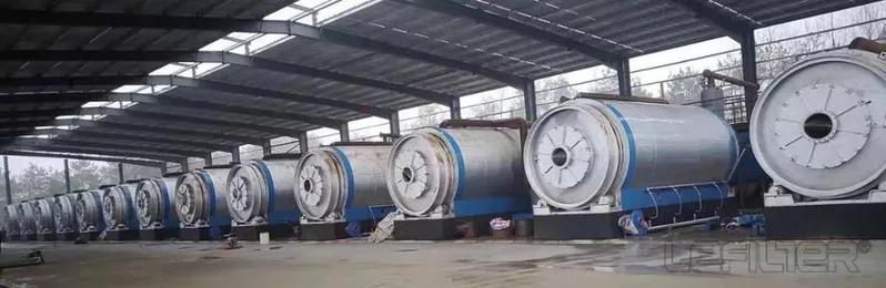 Small Scale Waste Tyre Plastic Fast Pyrolysis Plant