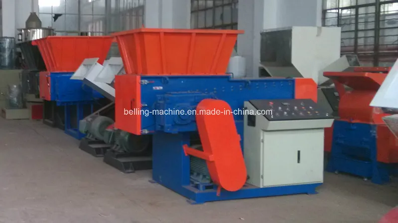 Single Shaft Shredder HDPE/LDPE/Pet/PVC/PP/PE/PPR Plastic Crushing Machine