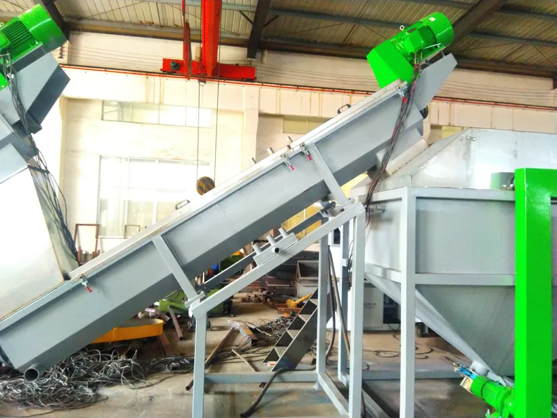 Waste PP PE BOPP ABS Plastic Crushing Washing Recycling Machine