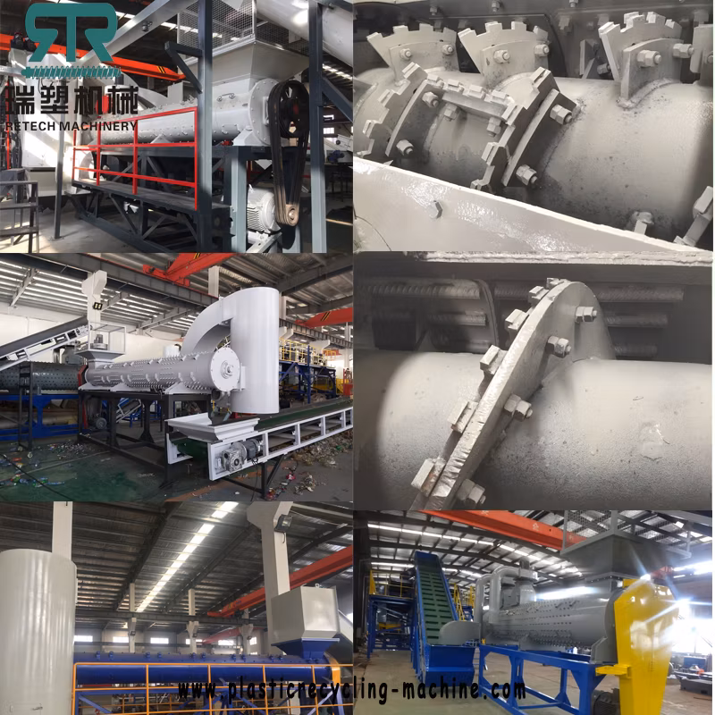 Scrap Plastic Pet PE PC Cola Bottle Flakes Recycling Machine