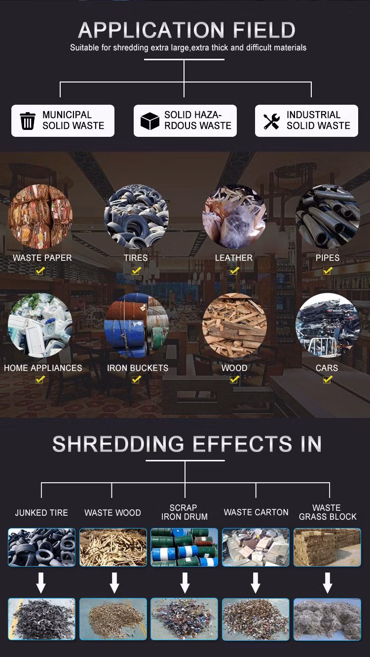 Electric Commercial Scrap Plastic Cardboard Flake Shredder