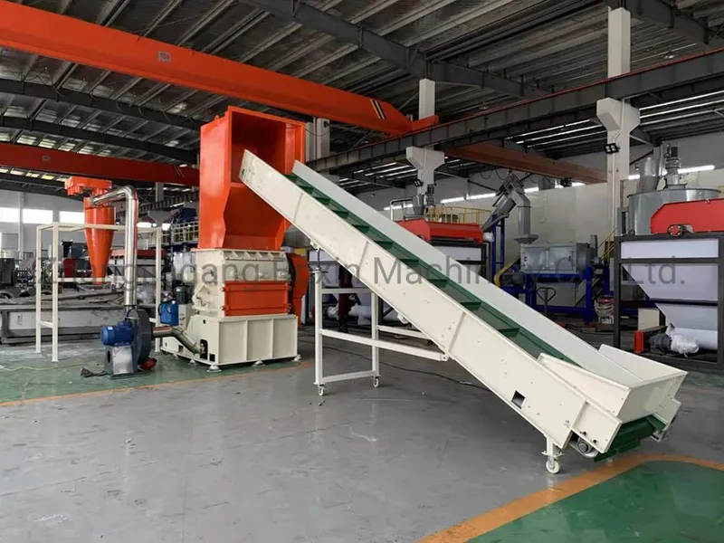 Plastic Lumps Waste Bottles Cutter Recycling Strong Crusher Machine