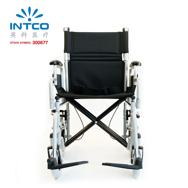 Back Half Folding Manual Lightweight Wheel Chair with Attendant Brakes