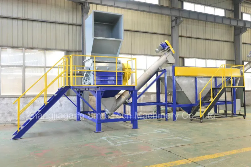 Plastic PP PE Film Pet Bottle Washing Recycling and Pelletizing Machine