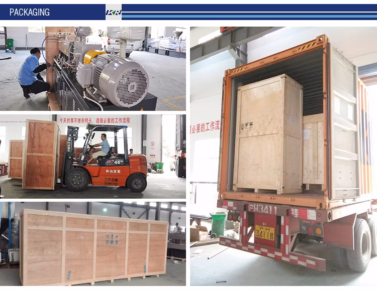 Nanjing Parallel Twin Screw Plastic Extruder Price with Pelletizing Plant