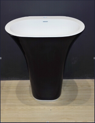 Hot Selling Artificial Marble Pedestal Wash Basin Sink