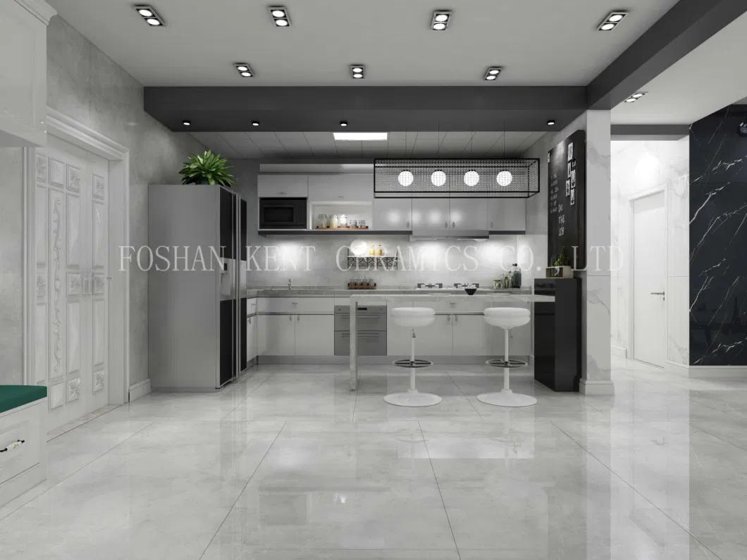 Big Size 900*1800mm Grey Corol Polished Surface Lagre Flooring Full Body Marble Tiles
