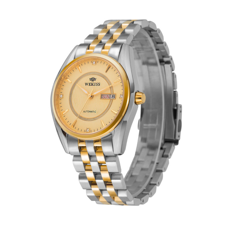 Fashion Gold Color Mechanical Wrist Watch