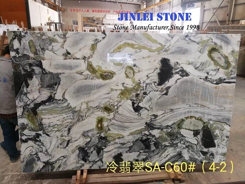 Green Marble Ice Jade Green Onyx Marble for Stair/Wall Tile/Countertop/Slabs