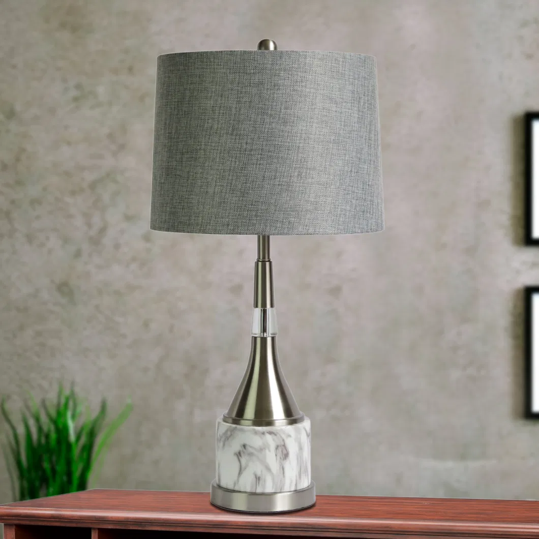 New Design Modern Table Lamp Decorating Shade Marble Desk Lamp for Home/Hotel