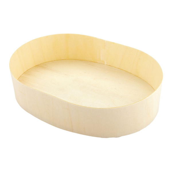 Wood Cheese Cake Box Round Wooden Cheese Boxes with Lid