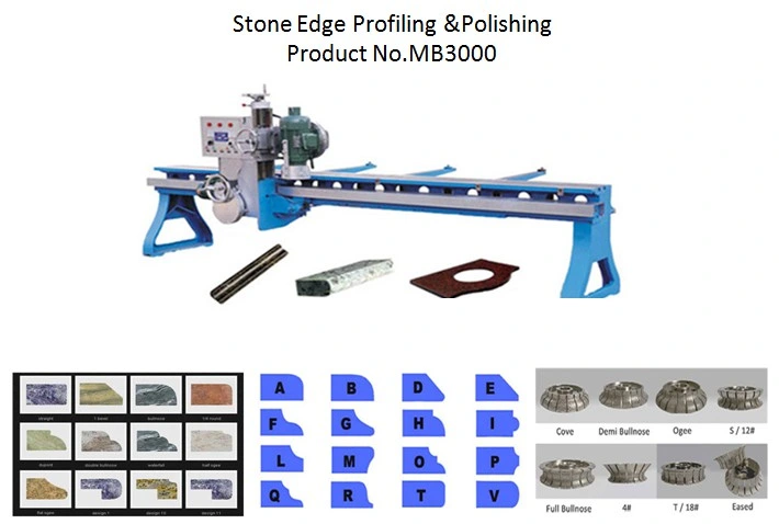 Marble Granite Stone Edge Polishing Machine (MB3000)