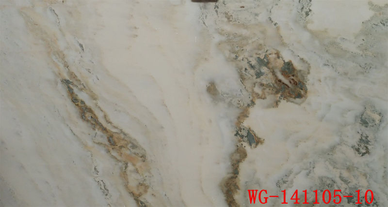 White Lanscape Marble Slabs, Marble Countertops, Marble Tiles and Marble