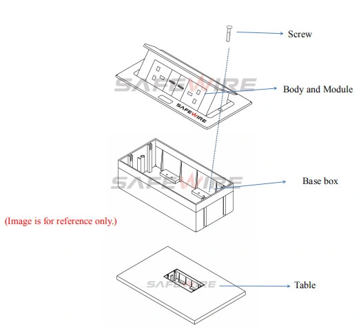 IEC60884 Standard Socket Table Socket/Table Console OEM Factory