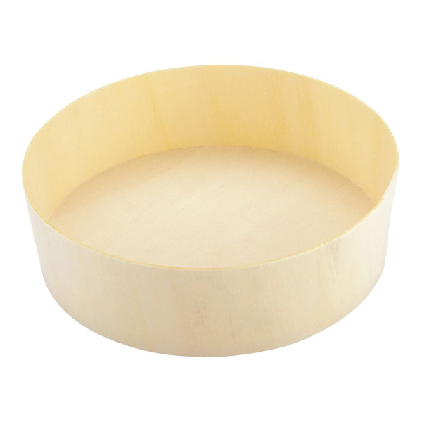 Wood Cheese Cake Box Round Wooden Cheese Boxes with Lid