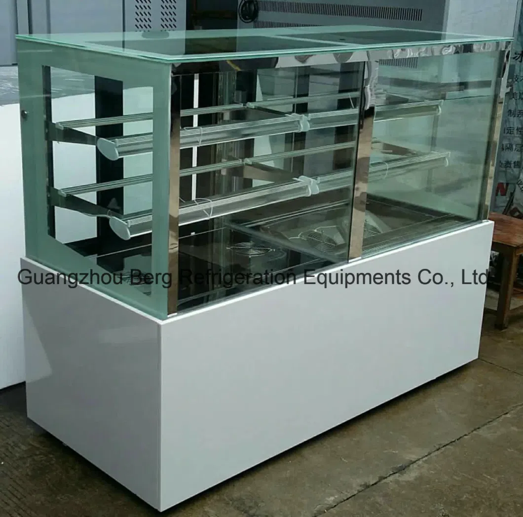 Commercial Square Marble Cake Display Refrigerator