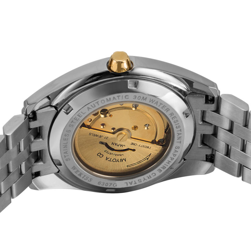 Fashion Gold Color Mechanical Wrist Watch