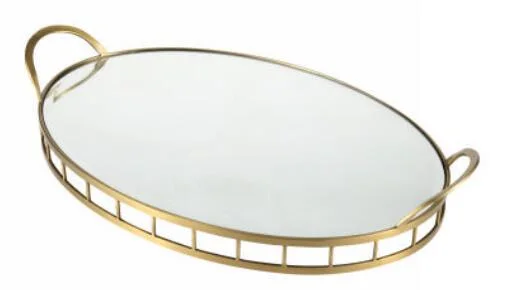 Decorative Stone Marble Serving Tray for Counter Vanity Dessert