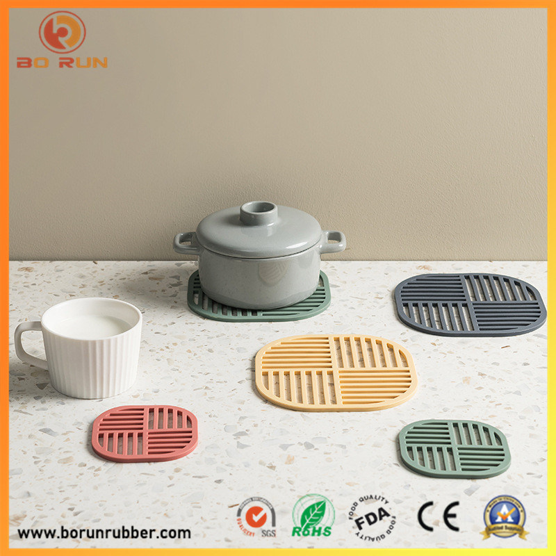 High Quality Plastic Promotional Soft 3D Rubber Silicone Coaster
