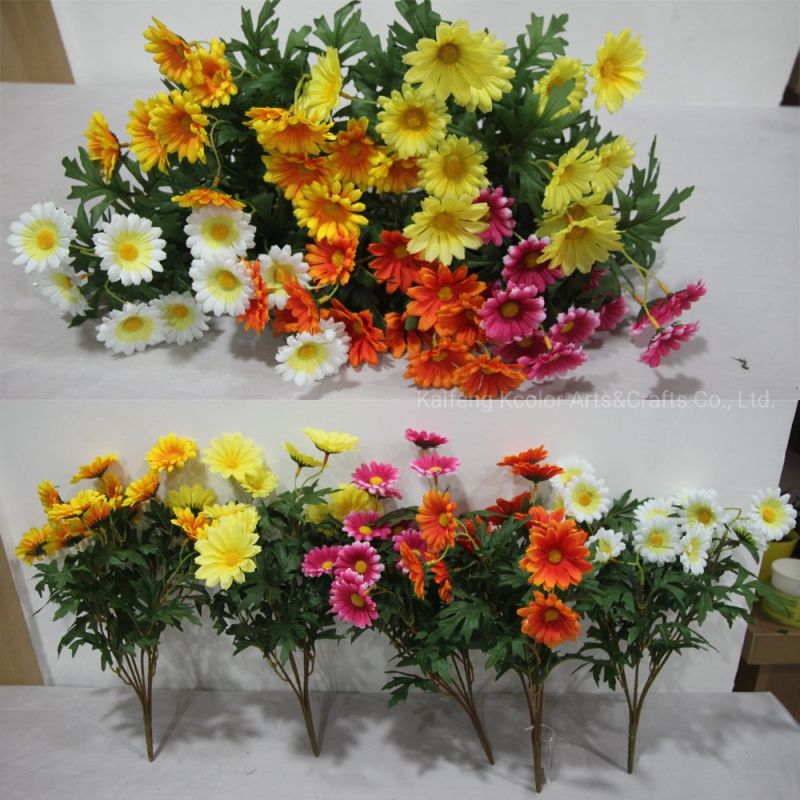 Factory Directly Wholesale Artificial Silk Daisy Flower for Home Decoration