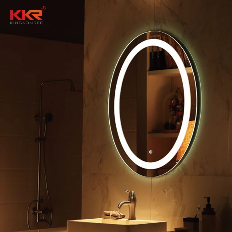 Wall Mounted Fogless Backlit Lighted Makeup Vanity Mirror Over Cosmetic Bathroom Sink